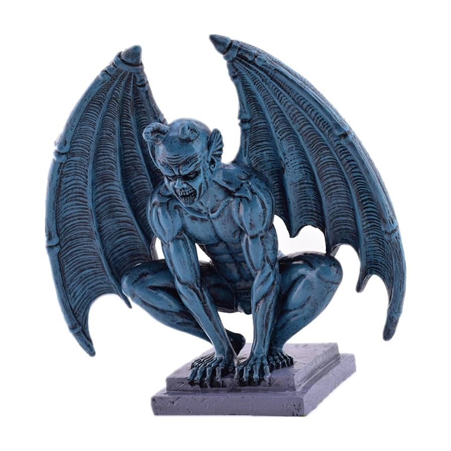 Amazon.co.jp: サタン悪魔彫刻樹脂レトロガーゴイルホームショー