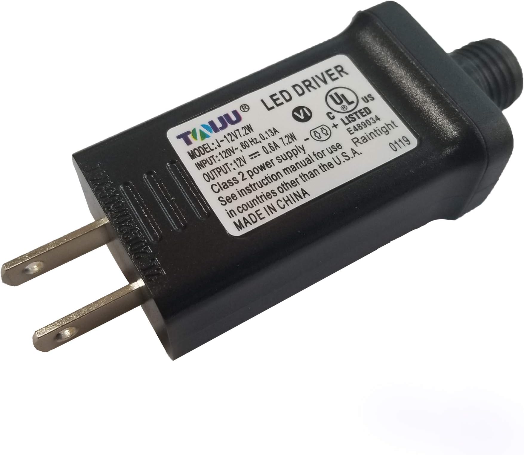 12V 0.6A Replacement Inflatable Adapter UL Listed | Power Supply Transformer 12Vdc 600mA for Holiday Blow Ups Christmas Yard Decorations Halloween LED Lawn Garden Inflatables Taiju Compatible