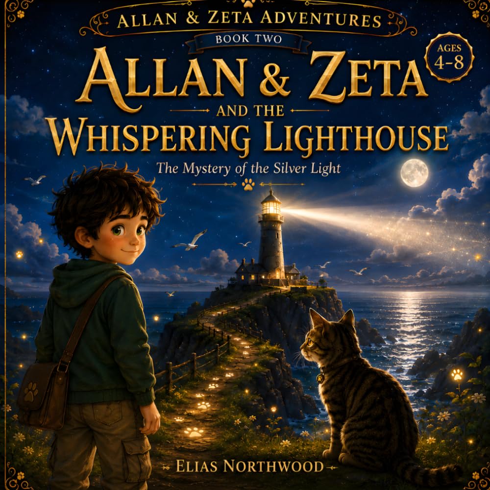 Allan & Zeta and the Whispering Lighthouse: The Mystery of the Silver Light (Allan & Zeta Adventures)