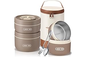 Premium 3-Piece Porta Comida Termico Caliente for Adults and Kids