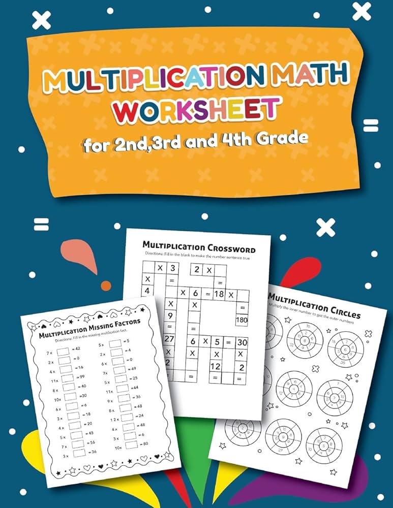 multiplication-math-worksheet-for-2nd-3rd-and-4th-grade-25-fun-designs-for-boys-and-girls-educational-worksheets-practice-workbook-activity-sheets-age-6-and-up-teaching-little-hands-press-9798604146491-amazon-com-books for Free Printable Math Worksheets For 2nd Graders Multiplication Math Worksheet for 2nd, 3rd and 4th Grade: 25 Fun Designs For Boys And Girls - Educational Worksheets Practice Workbook Activity Sheets Age 6 and up: Teaching Little Hands Press: 9798604146491: Amazon.com: Books for Free Printable Math Worksheets For 2nd Graders