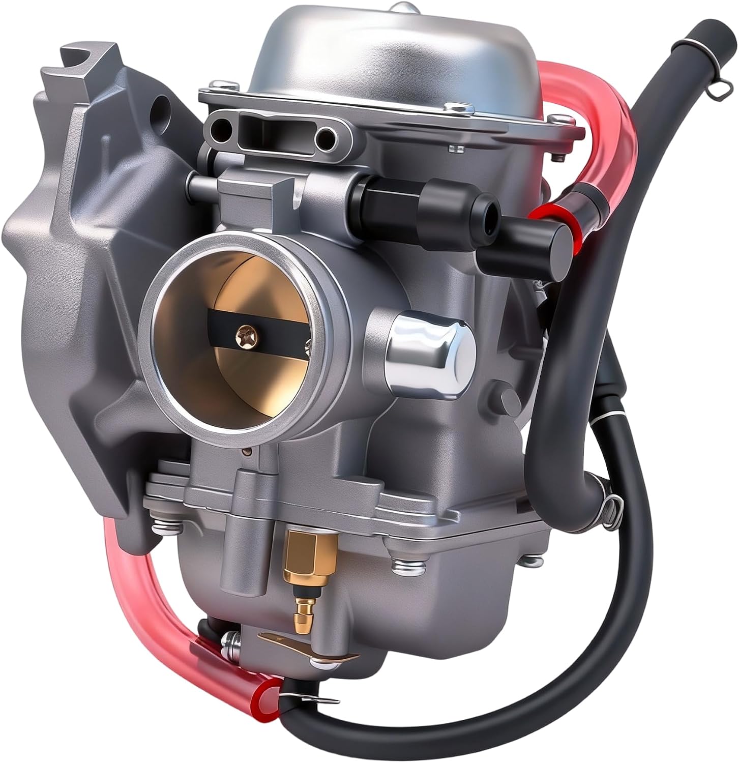 Prairie KVF 360 Carburetor Fits for Kawasaki Prairie 360 KVF360 2003-2007 2x4 4x4 ATV Carb Replace 15003-1686 with Fuel Petcock Intake Manifold and Air Oil Filter