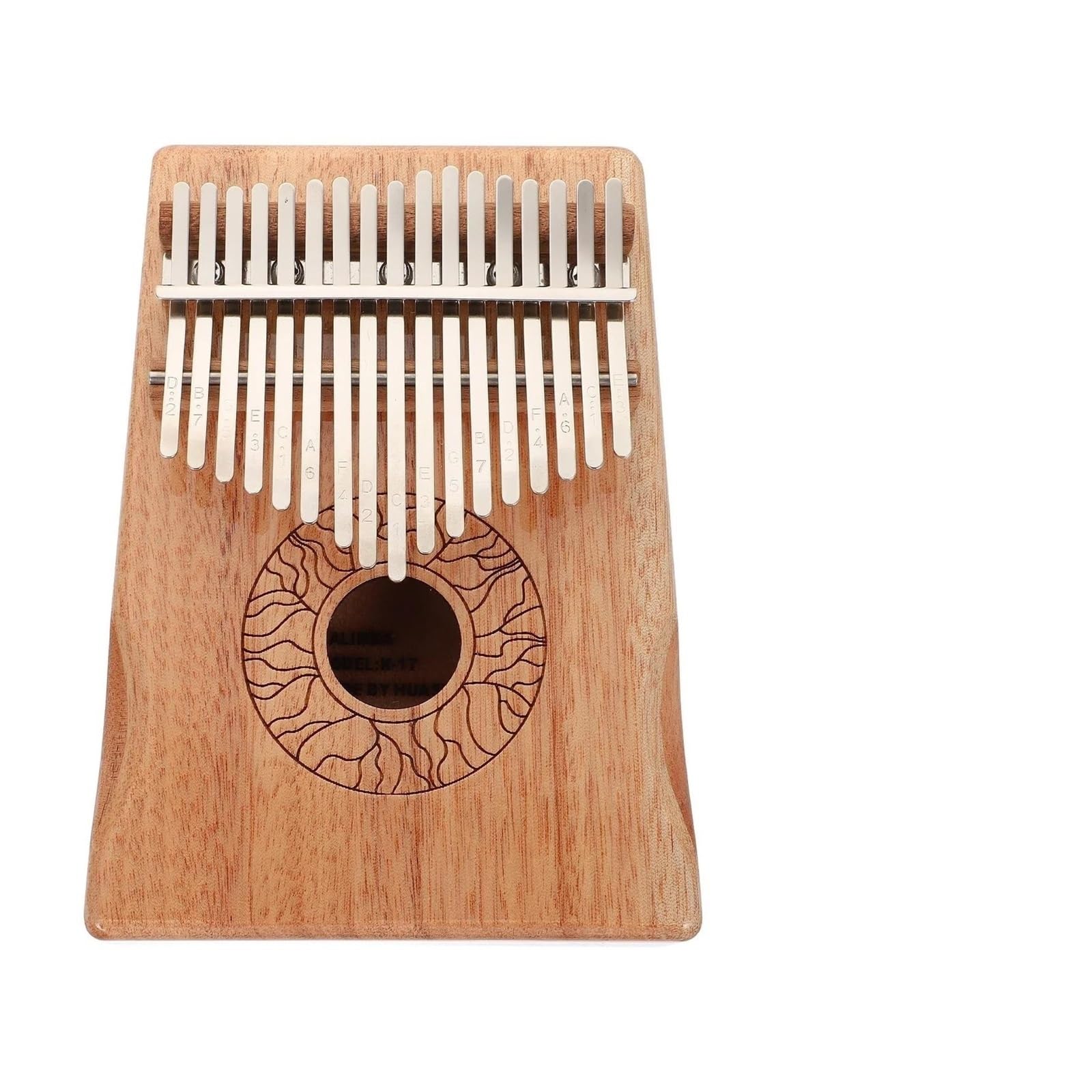 Kalimba Kalimba 17 Klawiszy Przyjazny Dla Początkujących Przenośny Trwały Drewniany Instrument