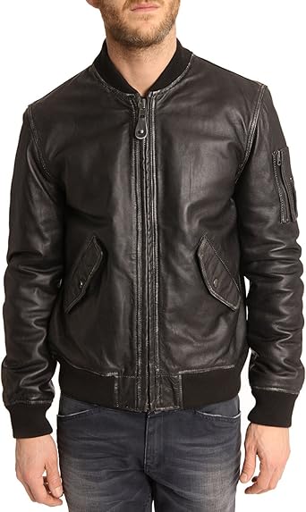 schott bomber jacket leather