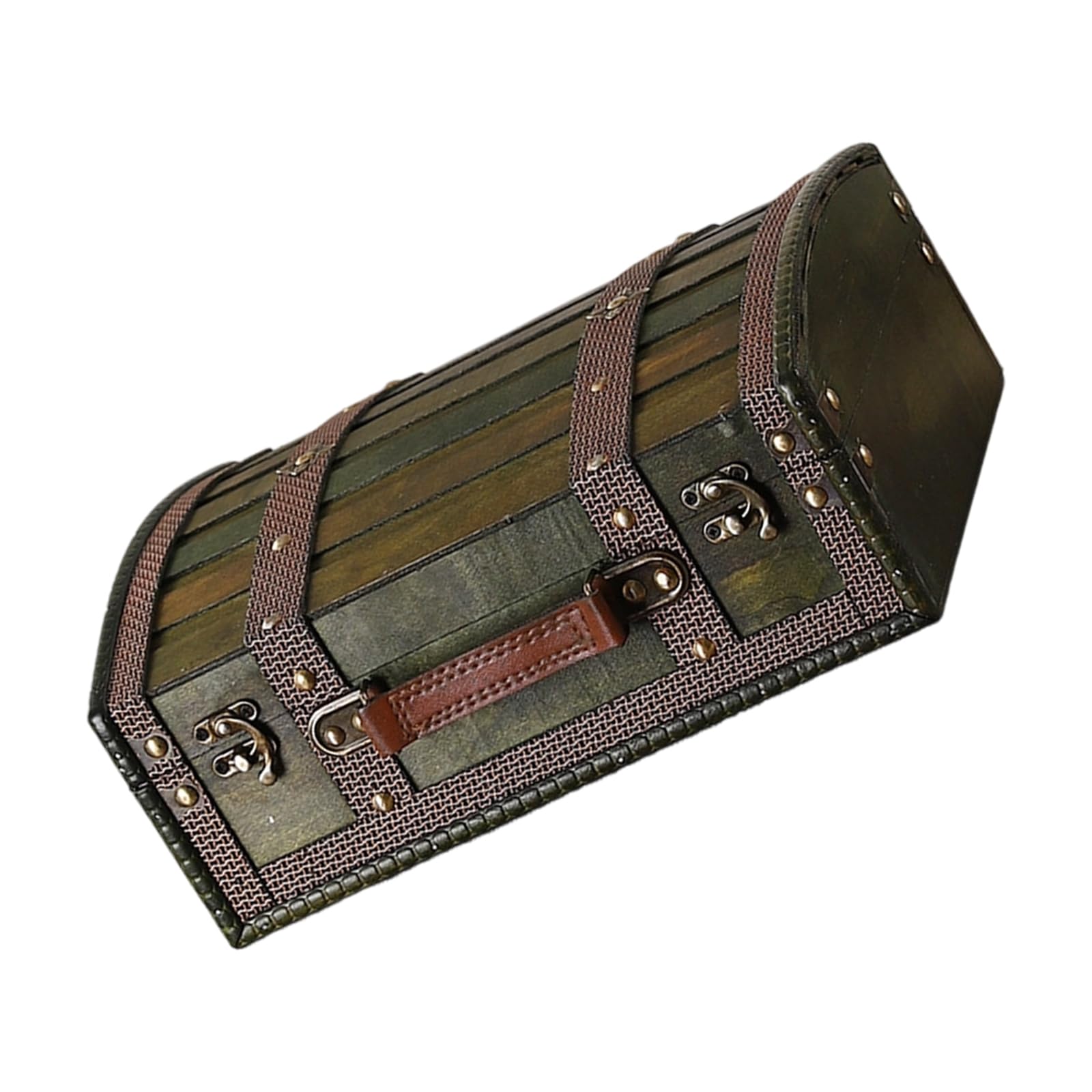 Pirate Inspire Decorative Wood Chest With Combination Ideal For Secret Stashes Organization And Display Solution Securely Passwords