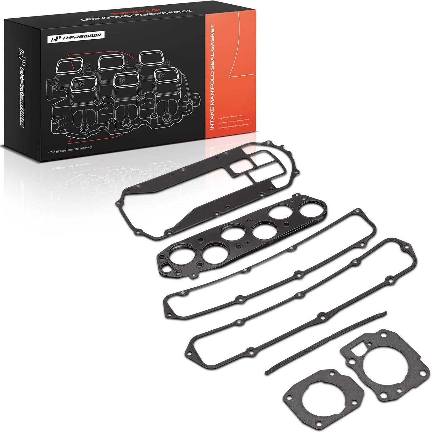 A-Premium Upper Side Engine Intake Manifold Gasket Set Compatible with Acura TL 2000-2003, CL 2001-2003, 3.2L