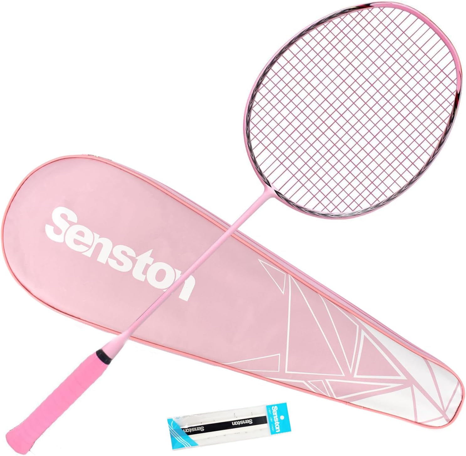 Senston N90 Badminton Racket, 6U Single High-Grade Badminton Racquet, Professional 100% Full-Carbon Badminton Racket