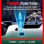 NBCP Game Controller for PS4, Gamepad Joystick Controllers for PlayStation 4,Turbo,1200mAh Battery/Dual Motors/6-Axis Gyro/3.5mm Audio Jack/Hall Effect Sensor (Dark Green)