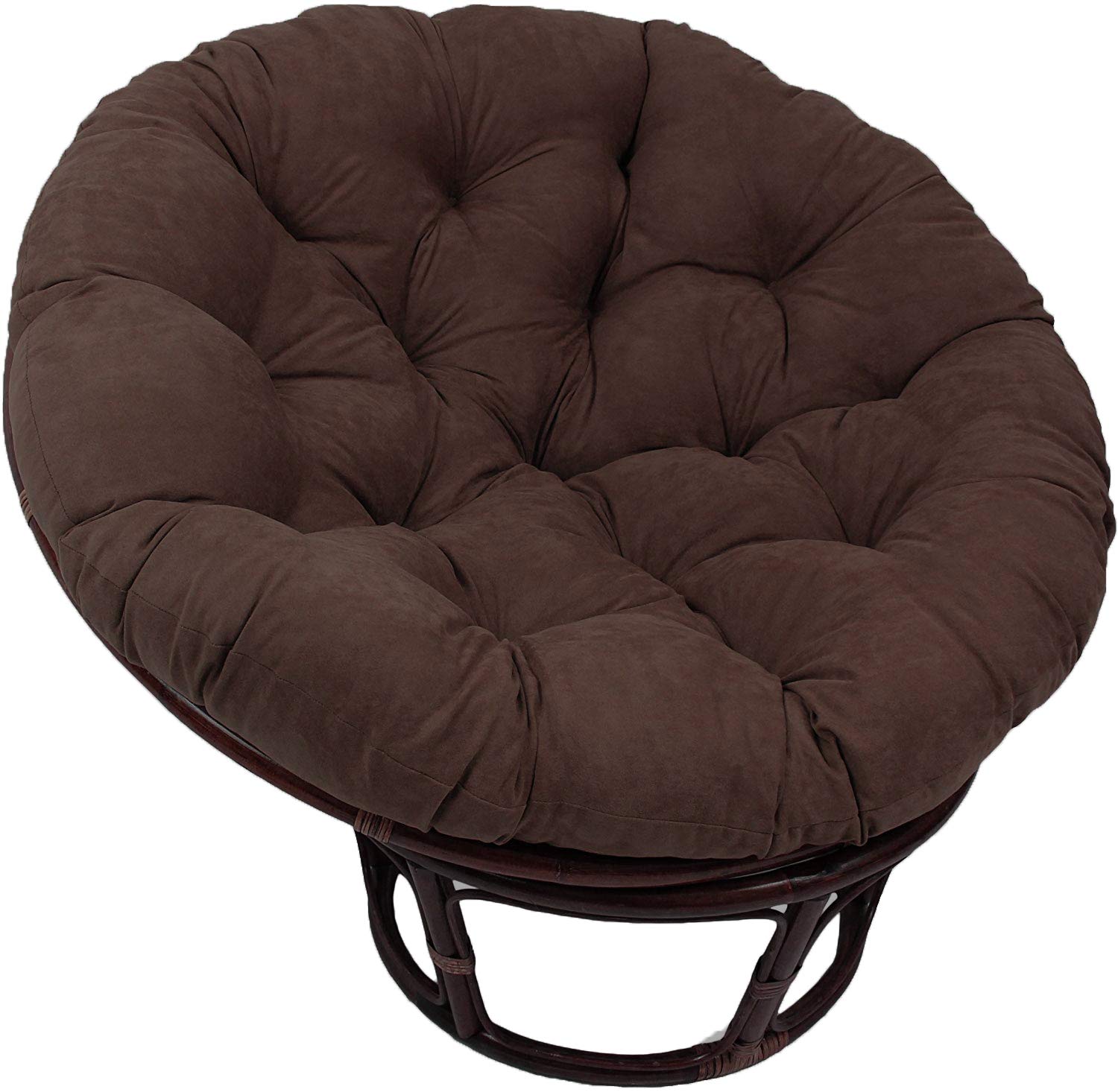 Coussin de Chaise Papasan Rond Trop Rembourré et Surdimensionné 105cm