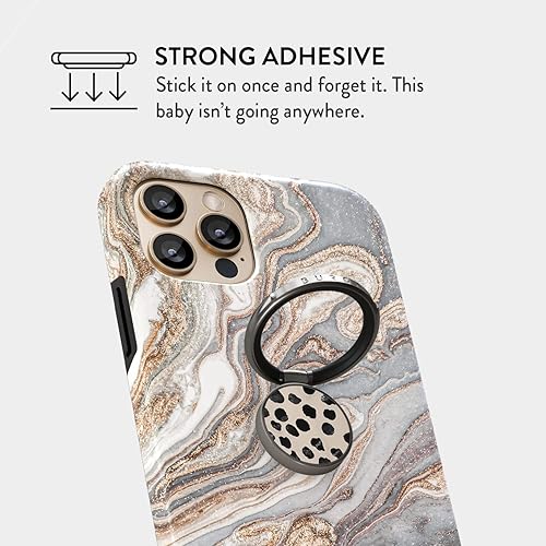 Miniatura 5 de BURGA Anillo para teléfono celular, agarre de soporte y soporte, agarre de teléfono para la parte posterior de la funda del teléfono inteligente,