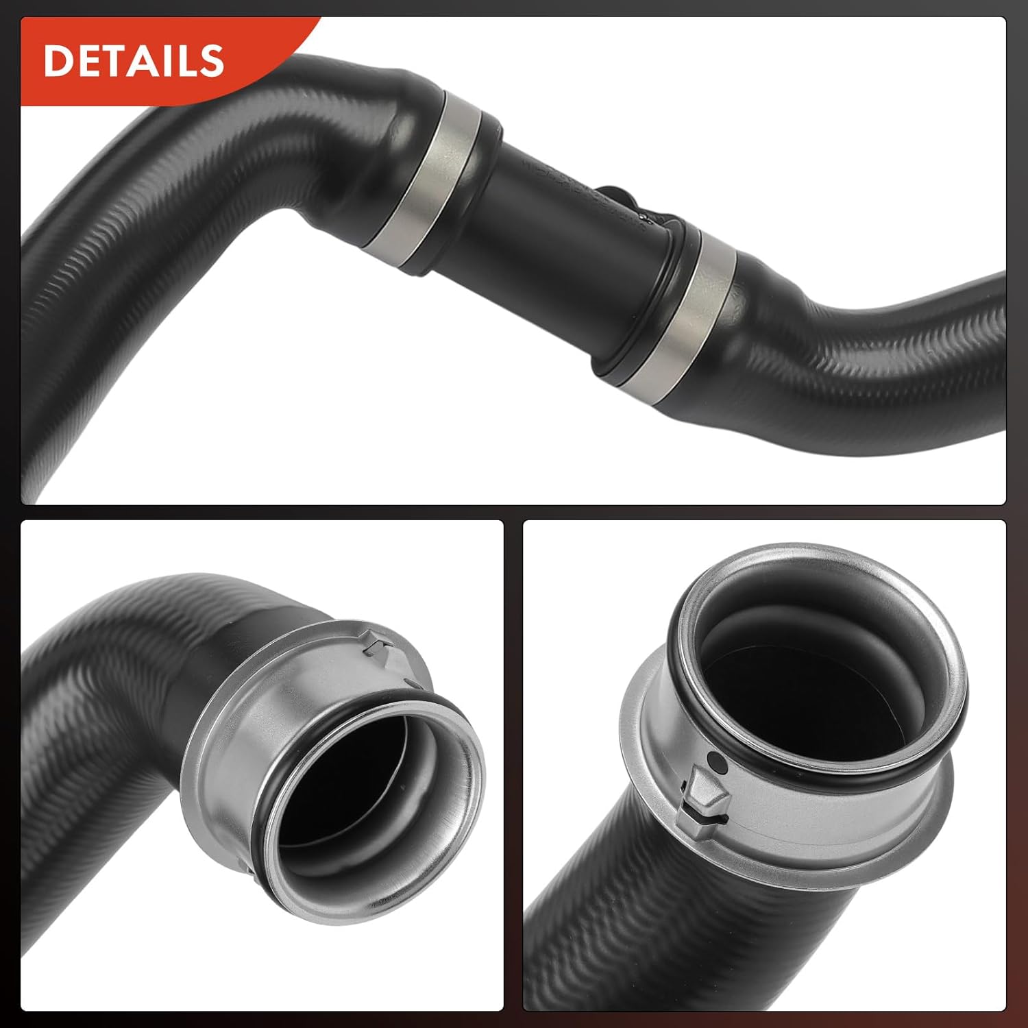 A-Premium Lower Radiator Coolant Hose Compatible with Mercedes-Benz W204 Series C300 2013, C350 2012-2013, W212 Series E350 2012-2013, X204 Series GLK350 2013, 3.5L