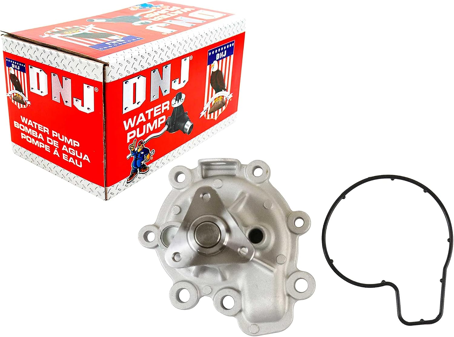 DNJ WP4309 Water Pump for 2012–2019 Mazda 3 6 CX‑5 2.0L–2.5L