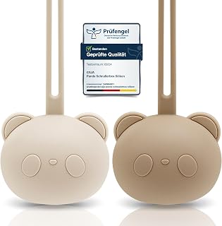 CAJA Dummy Box Set of 2 Dummy Storage Silicone BPA Free Hygienic Storage for Babies…