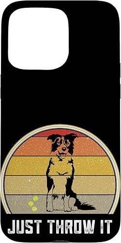Funda para iPhone 15 Pro Max Just Throw It Border Collie para hombres Funda para iPhone 15 Pro Max Just Throw It Border Collie para hombres