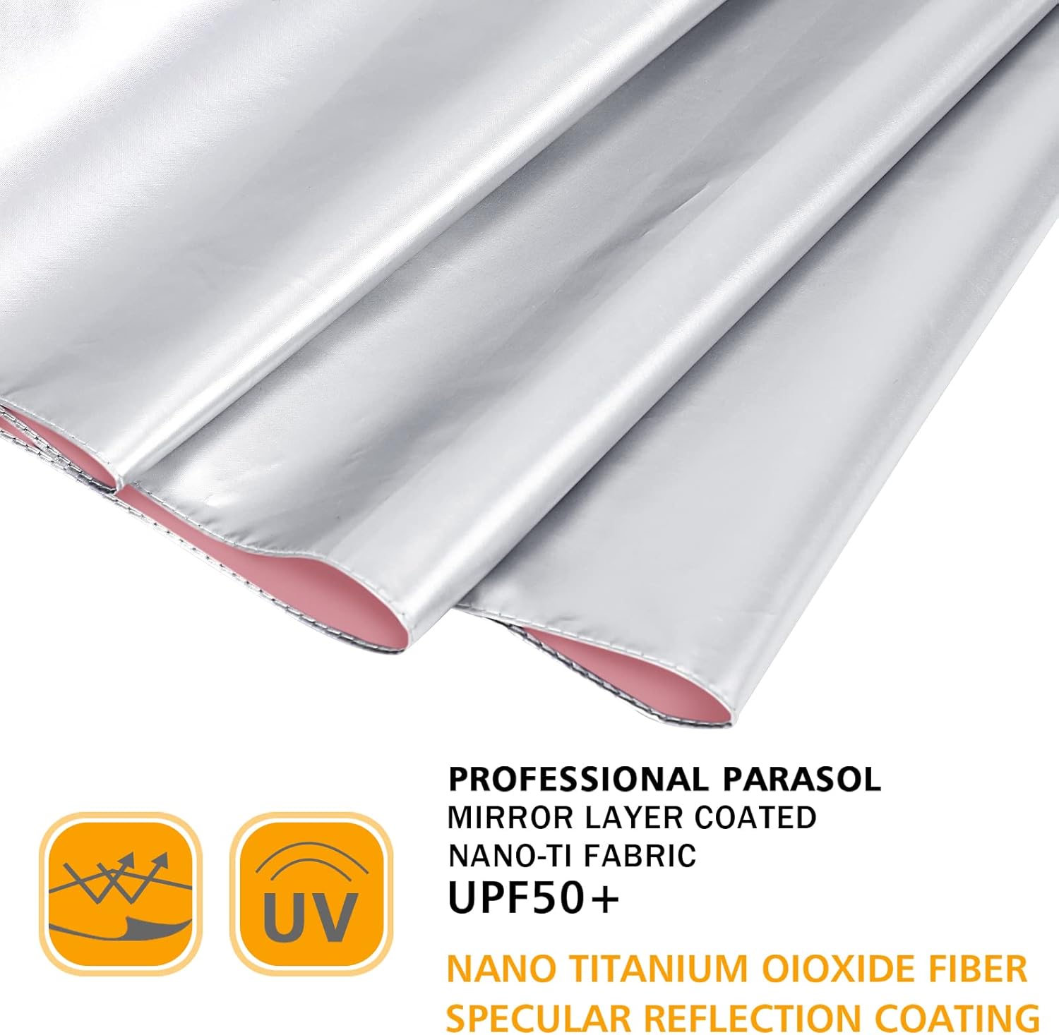 G4Free 2 Pack UPF 50+ UV Protection Large Travel Umbrella (46 Inch & 54 Inch)