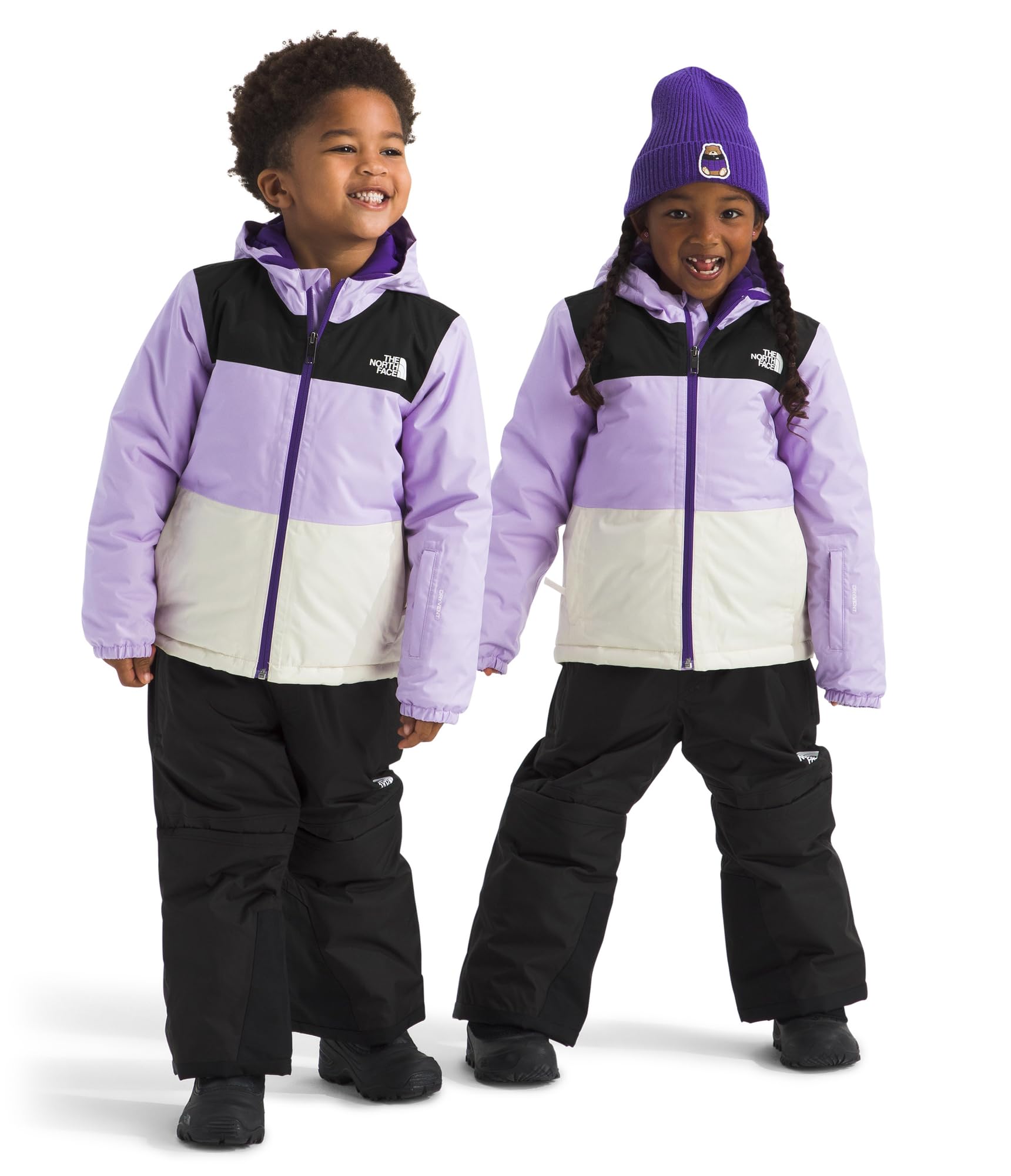 The North Face Kids Freedom Insulated Ski Jacket, Purple, Size 5 Years