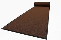 Vista 35 de Guardian Silver Series Tapete de Entrada para Interiores Walk-Off, Vinilo/Polipropileno, 4'x6', Negro/Rojo