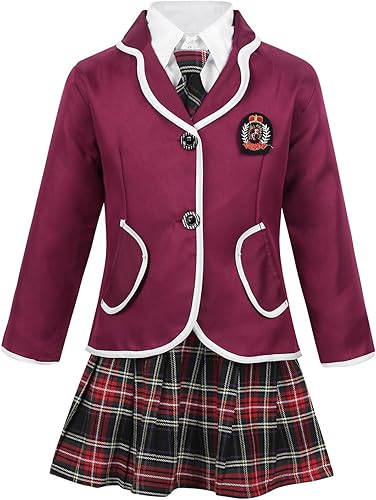 Miniatura 7 de TiaoBug Uniforme de colegialas japonesas de estilo británico, trajes de marinero, conjuntos de uniforme de escuela secundaria, disfraces de anime