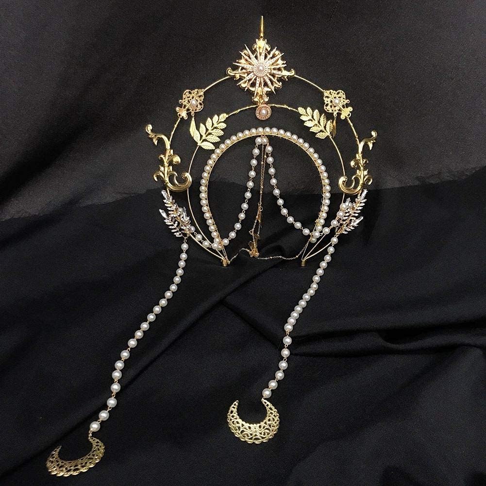 BLESSUME Halo Crown Mary Goddess Headband Women's Halloween Costume Goddess Headpiece - Image 5