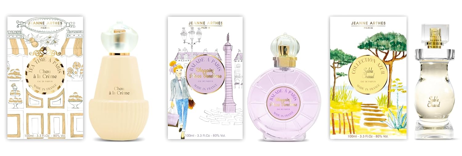 Jeanne Arthes – French Way of Life - Collection Azur - Sable chaud - Perfume for Women – Fruity & Floral Scent – Musk & Patchouli – Made in France – 3.3 Fl.Oz - Image 8