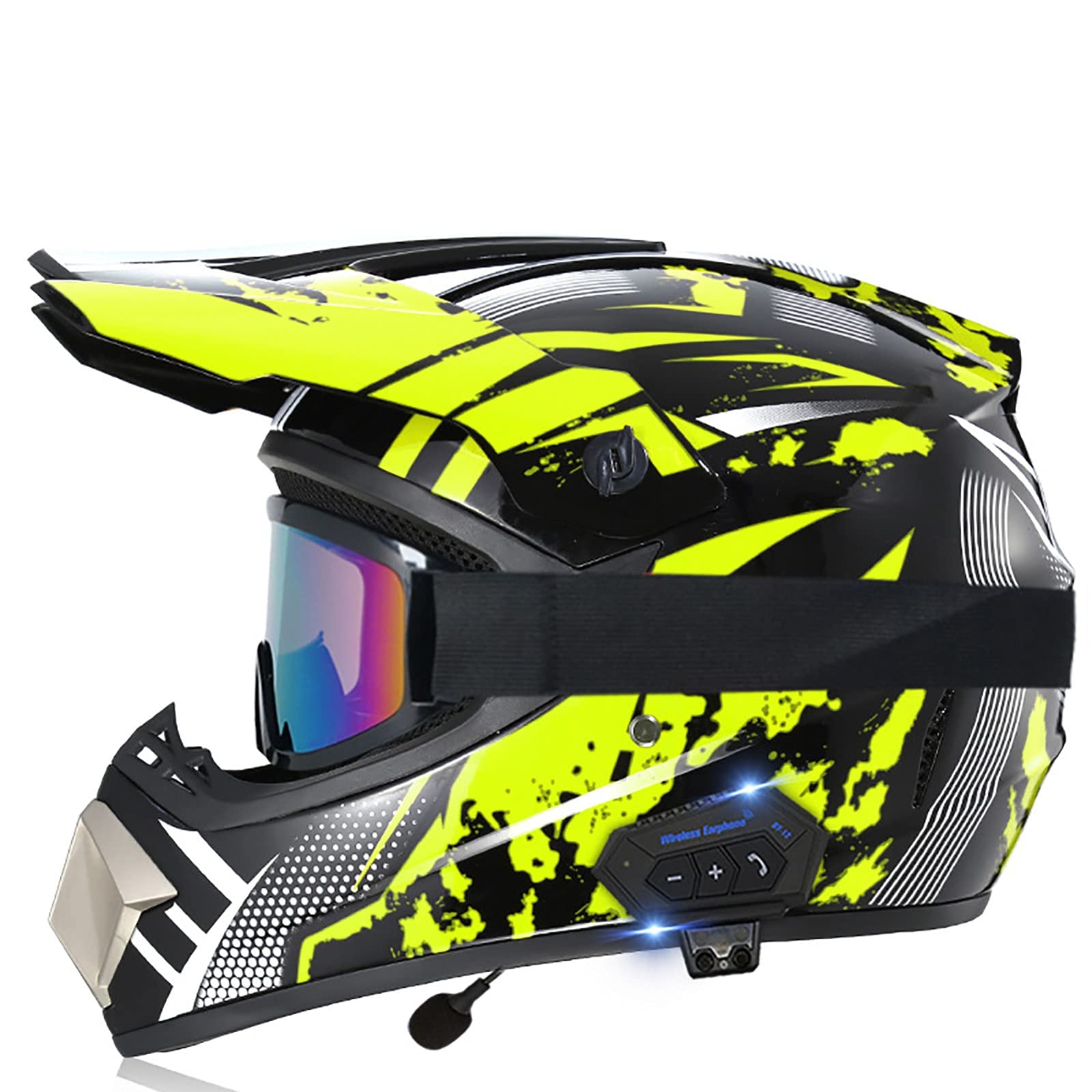 Casque moto modulable bluetooth pour vos sorties et descente VTT - 8