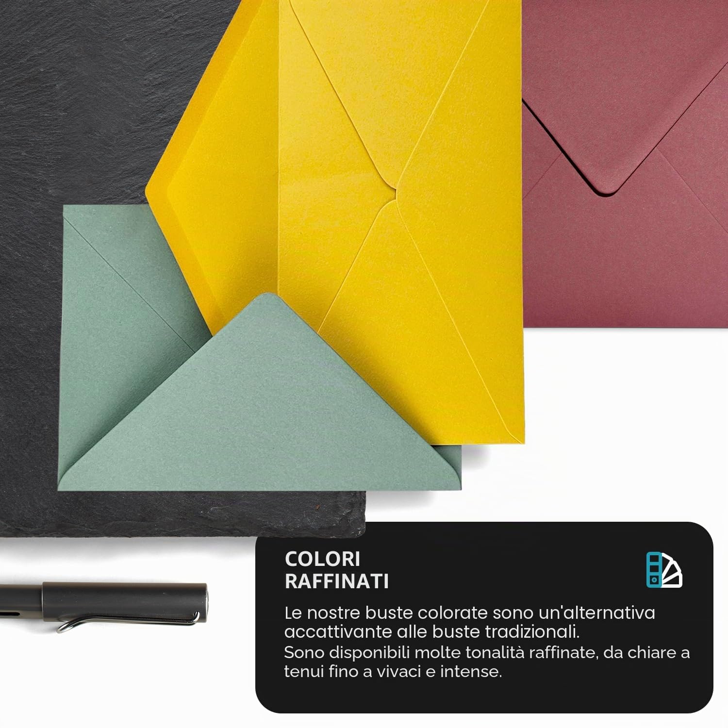 Netuno 100 buste lettera crema scuro formato C6 114 x 162 mm 120g Keaykolour Biscuit buste da lettera ecologiche carta riciclata buste colorate eleganti per partecipazioni inviti battesimo | Keaykolour Biscuit, eleganti buste color crema per matrimonio, b