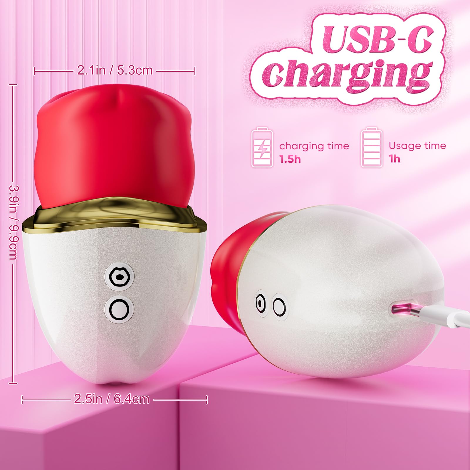 Jesbenna Clitoral Sucking Vibrator Sex Toys, 3 Sucking 9 Licking Modes Nipples Clit Sucker for Quick Orgasm, Tongue Vibrators Adult Toys for Women Couples, (S337): Pearl
