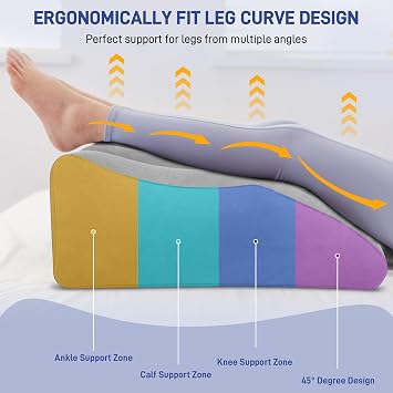 Starvortex Inflatable Leg Elevation Pillow for Leg Elevating Back Support