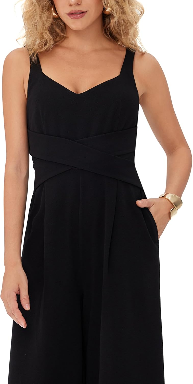 CIDER Women's Sleeveless Jumpsuit Wide Leg Elegant Party - Image 2