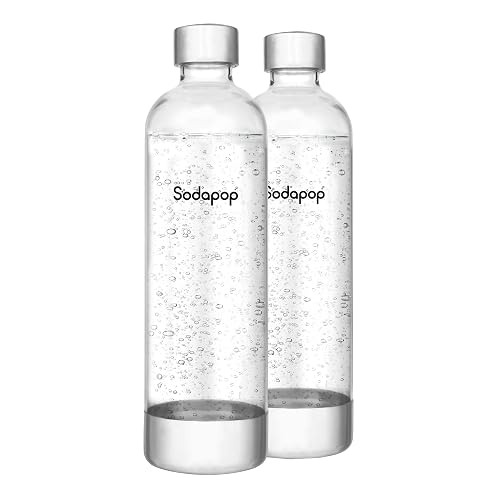 Sodapop PET-Flaschen Cooper, Ersatzflaschen ausschließlich Wassersprudler Cooper, BPA-frei, 2X 850 ml