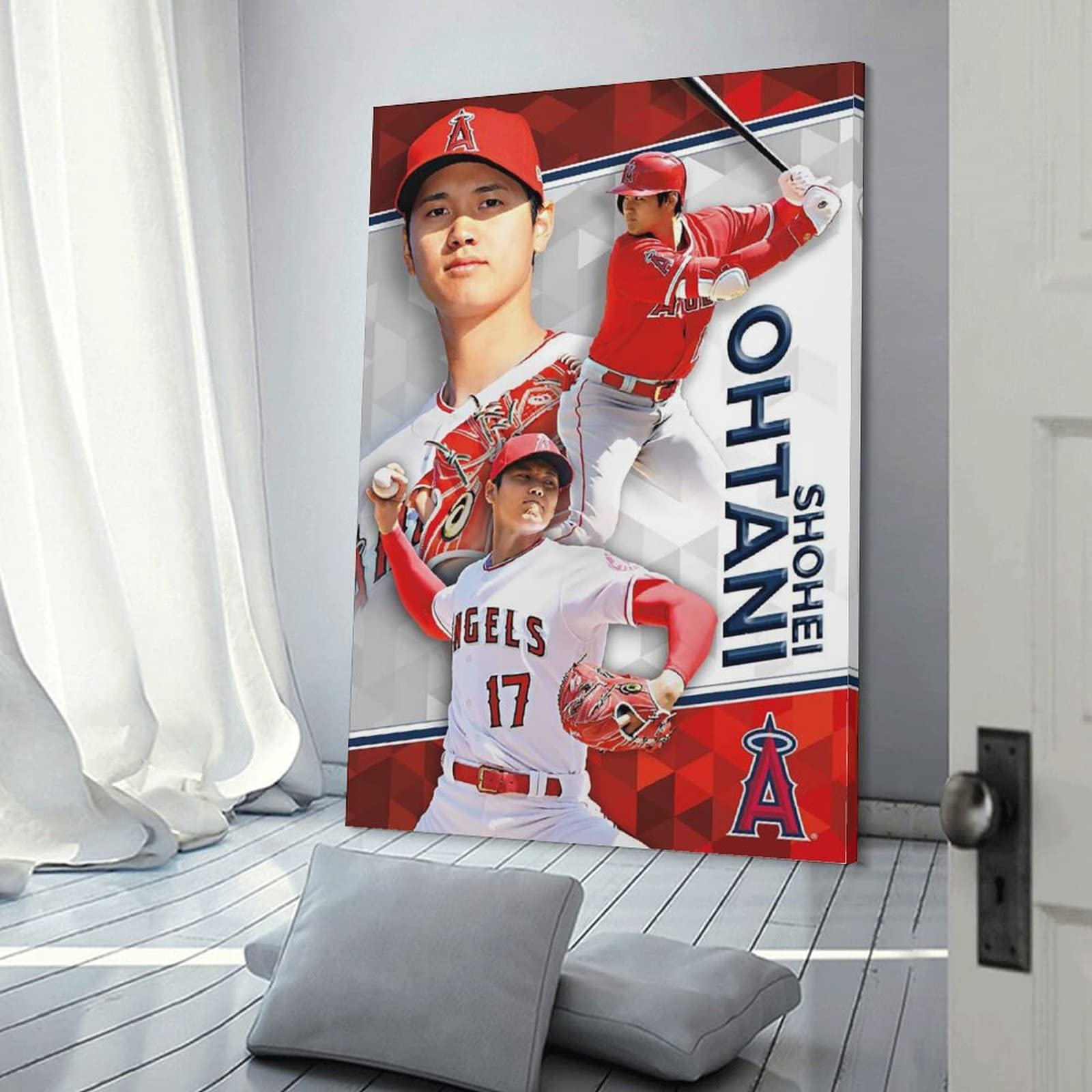 Amazon.co.jp: 大谷翔平エンゼルス 枠画 壁の絵 壁掛け アートパネル