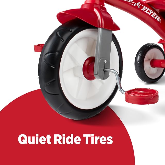 Foto 7 de 8 de Radio Flyer Triciclo Rojo, Triciclo para niños pequeños al Aire Libre, de 2 ½ a 5 años (Exclusivo de Amazon)