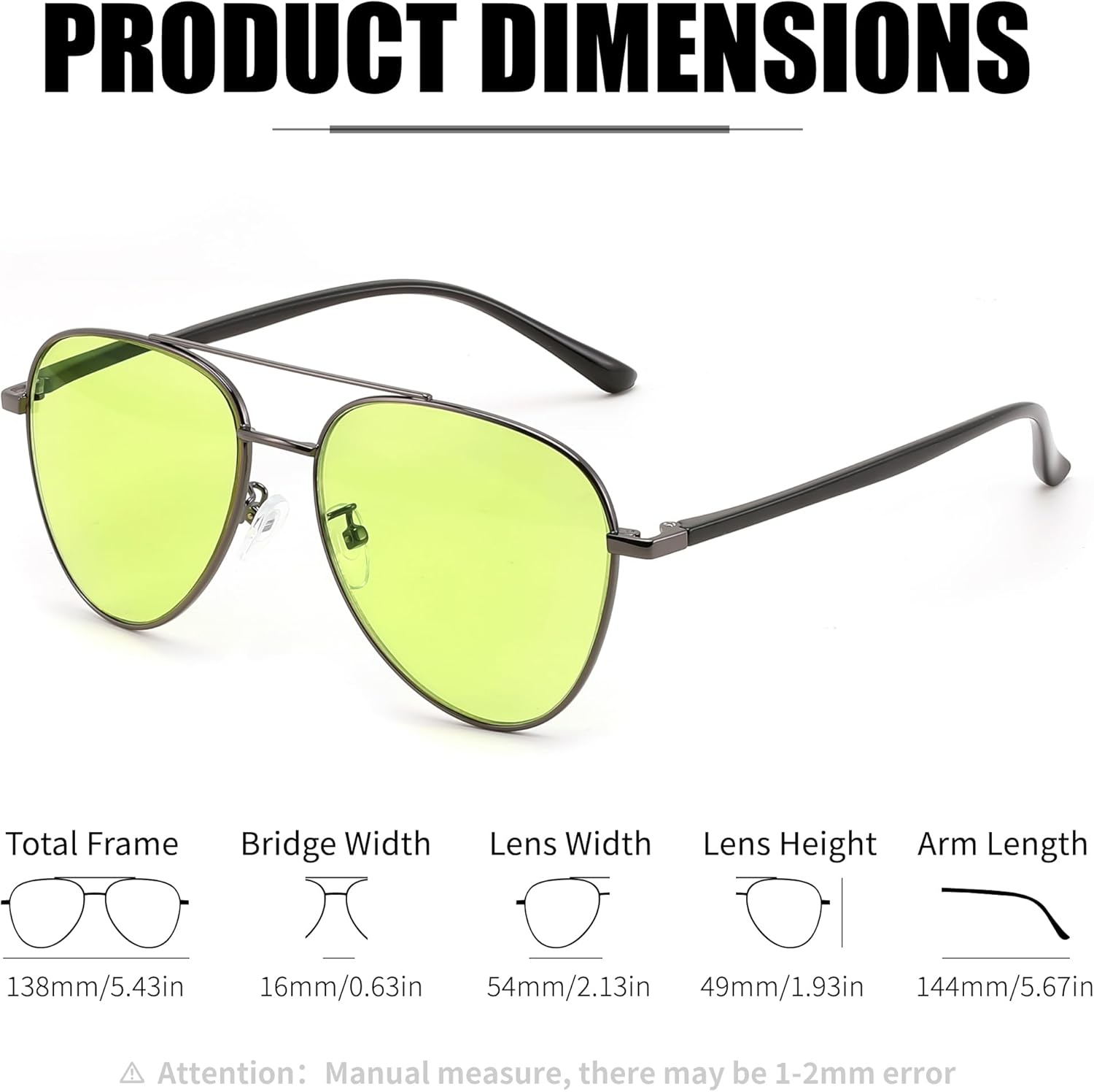 FEISEDY Photochromic Progressive Multifocal Reading Glasses Blue Light Blocking & Night Vision Metal Aviator Frame B0396