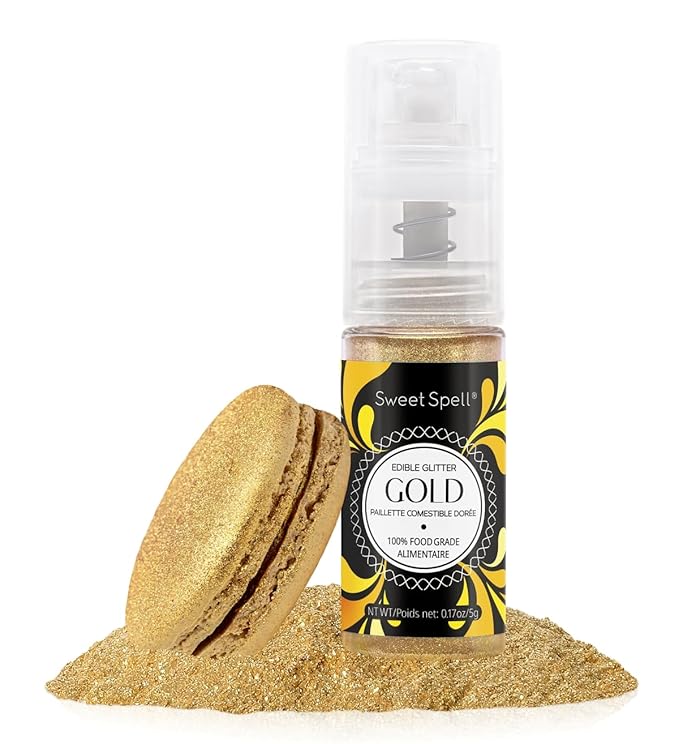 Sweet Spell Edible Cake Glitter Spray – Shimmering Magic for