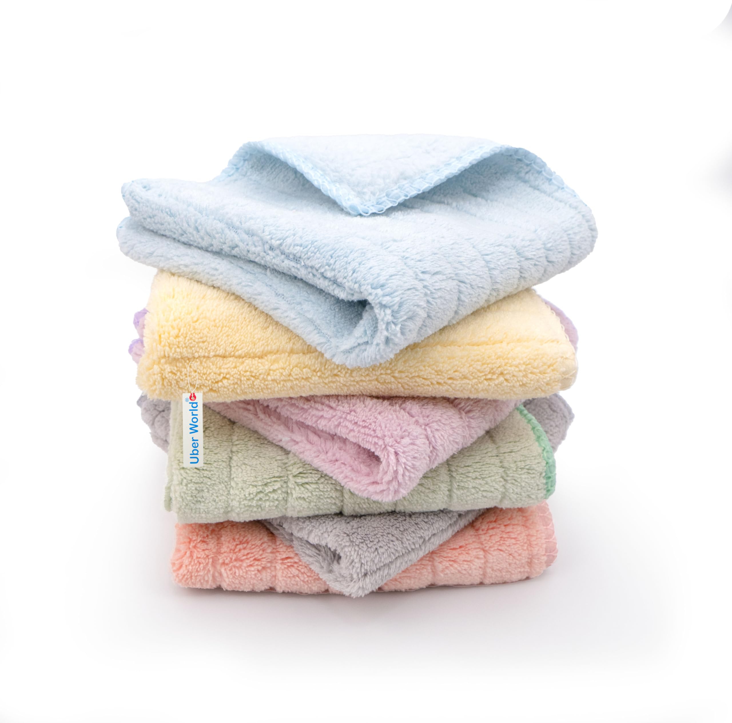 Uber World Handkerchief for Women | Face Towels | Handkerchief for Kids | Kerchief for Women | Hanky for Women | Hanky of Kids | Ladies Handkerchief | Pastel Colors (12)