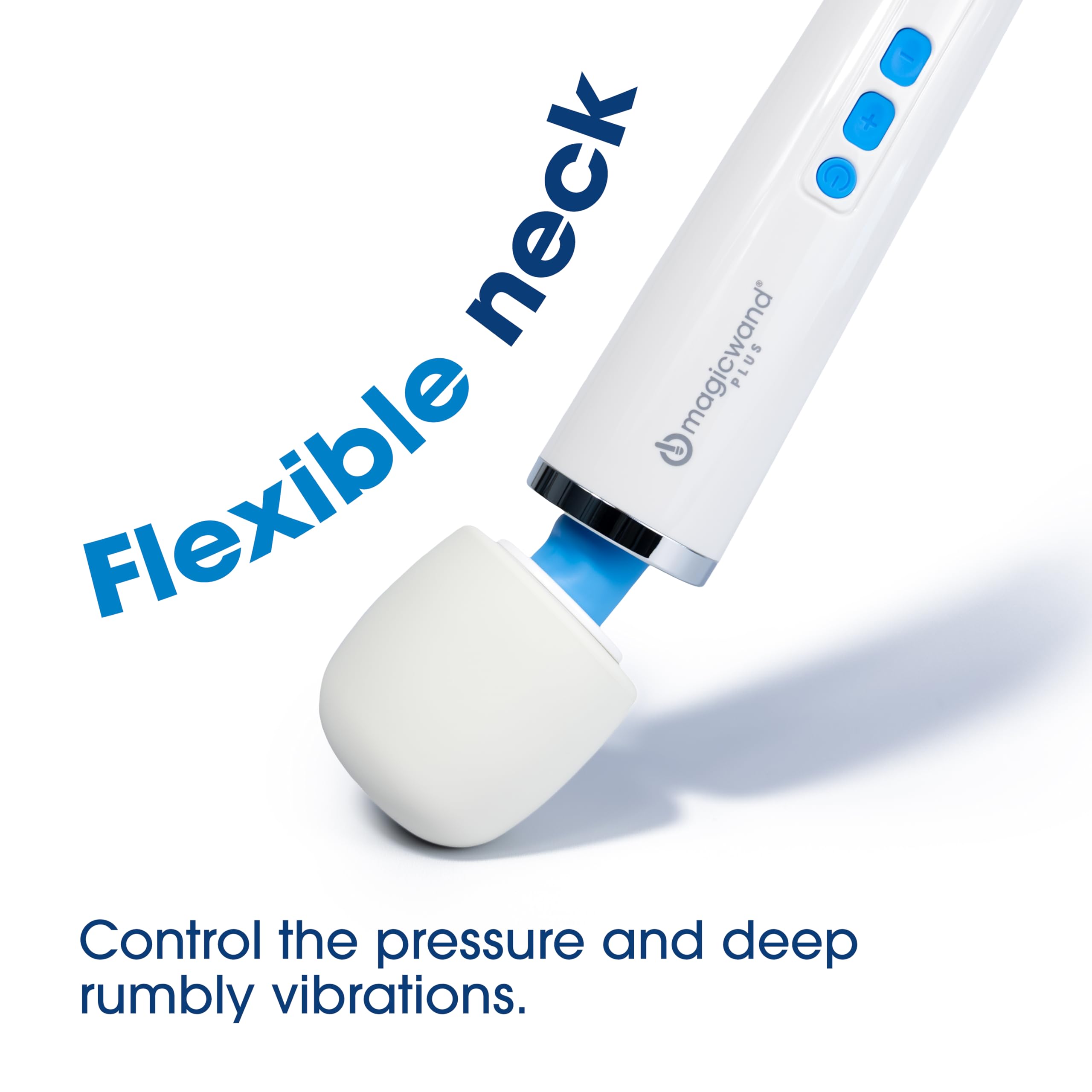 Magic Wand – 2-Speed Personal Handheld Wand Vibrator & Massager for Women, Men, & Couples – Delivers Targeted, Deep Rumbly Power and Continuous Use – HV-260: Plus