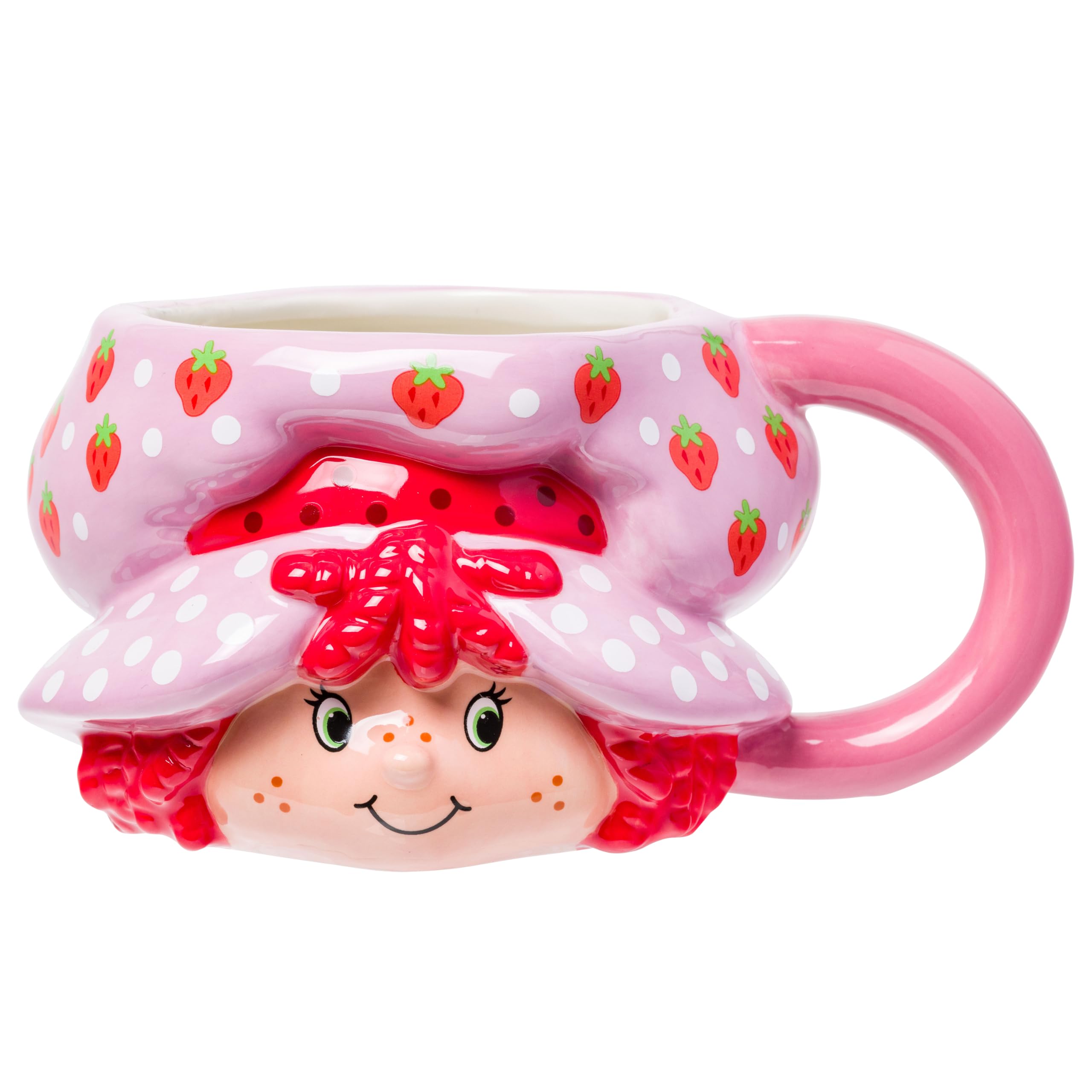 Silver Buffalo Strawberry Shortcake, 3D Sculpted Mug, 20oz