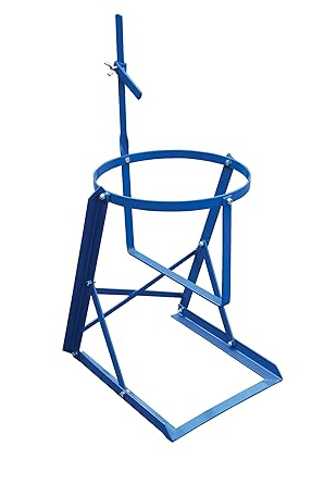 Vestil Manual Pail Tipper Steel,70 lb, L