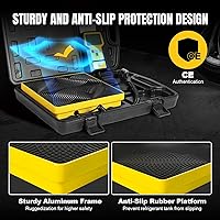 Vista 5 de YELLOW JACKET Báscula de refrigerante 110 libras HVAC Freon Scale Pantalla LCD Ultra-Grande Escala de carga electrónica de refrigerante de alta