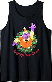 Christmas Merry Robot Banana X-Mas Munch Tank Top