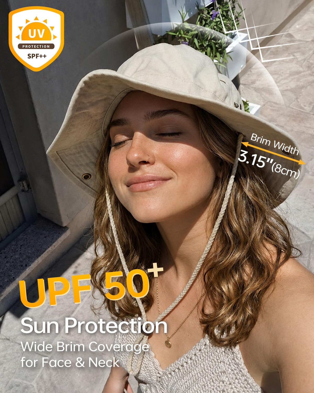 Feng Shui， XL/XXL/3XL Sombreros para el Sol Hombres Sombreros de Cabeza Grande Sombrero de Safari Grande UPF50+ | Sombrero Boonie Bush para Senderismo al Aire Libre Escalada Pesca