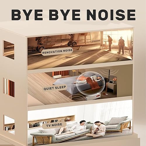 Miniatura 7 de 2023 - Auriculares para dormir pequeños con Bluetooth, pequeños y pequeños para dormir de lado, auriculares inalámbricos ocultos para orejas