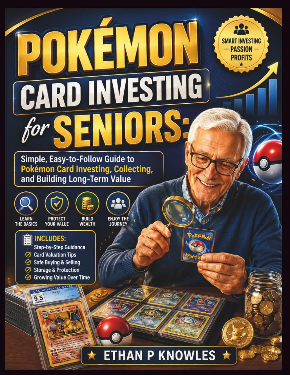 Pokémon Card Investing for Seniors: Simple, Easy-to-Follow Guide to Pokémon Card Investing, Collecting, and Building Long-Term Value