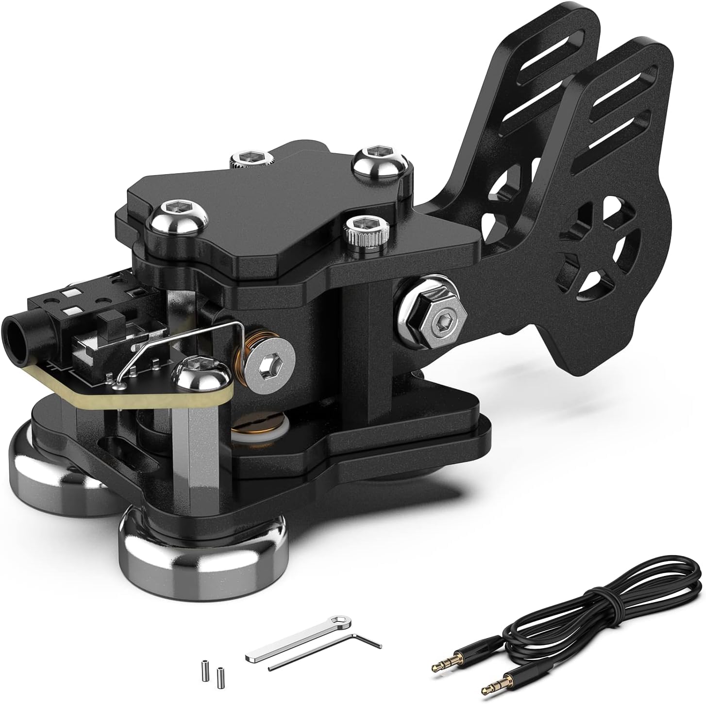 Putikeeg CW Morse Button, Telegraph Button, Amateur Radio CW Button, Morse Code Device, Telegram Keyboard, Morse Code Transmitter, CW Keys Double Lever