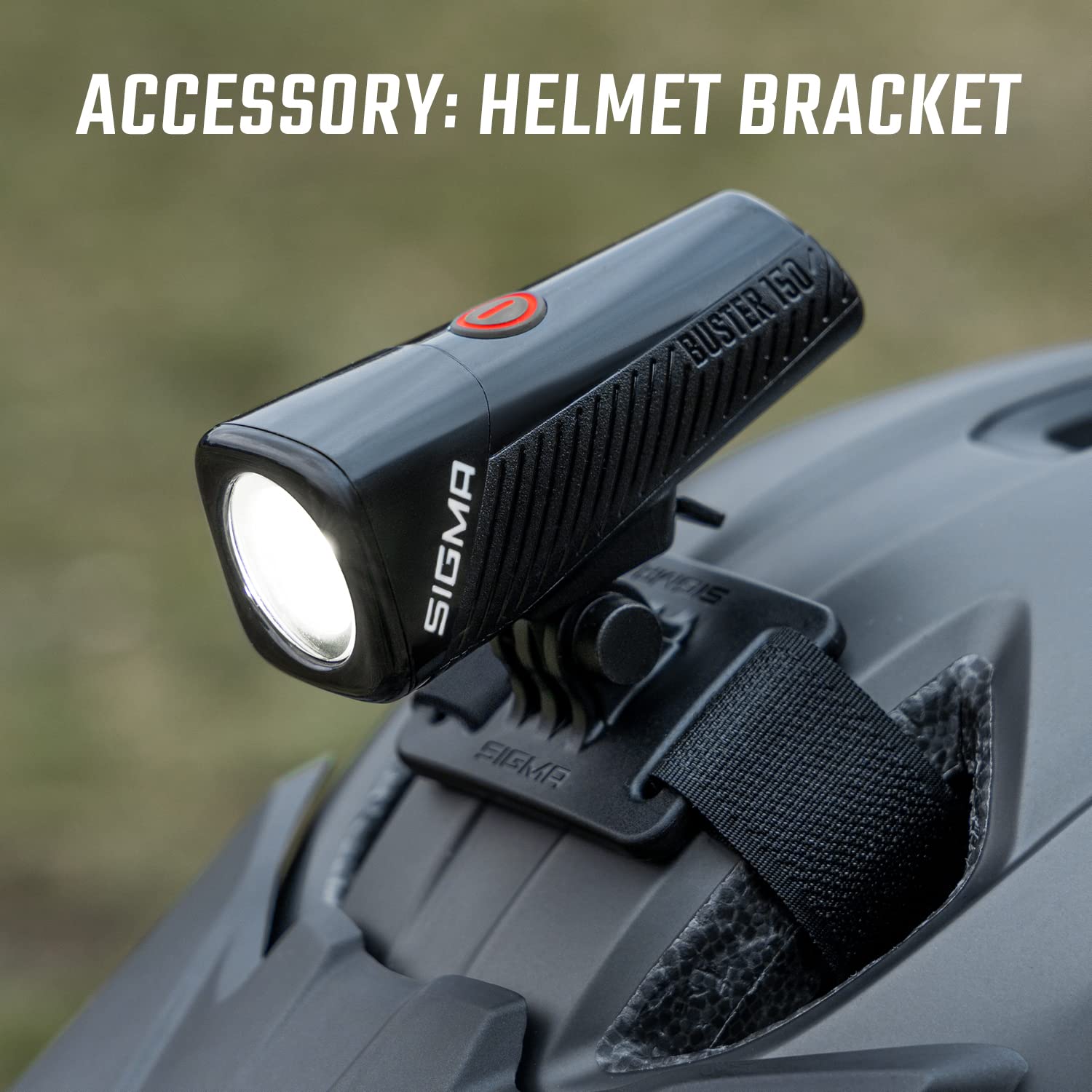 SIGMA Sport Buster 150 FL | Buster 150 FL i Nugget II Flash, światło rowerowe LED 150 lumenów, przednie światło akumulatorowe z pięcioma trybami oświetlenia, mocowanie z funkcją szybkiego zwalniania