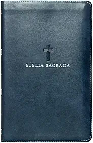 Bíblia NVI, Letra Grande, Capa luxo azul, Leitura Perfeita: Bíblia Sagrada Nova Versão Internacional