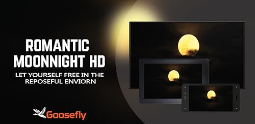 noite romântica da lua HD - desfrute de sonhos românticos ao luar com seu parceiro na sua TV HDR 4K,