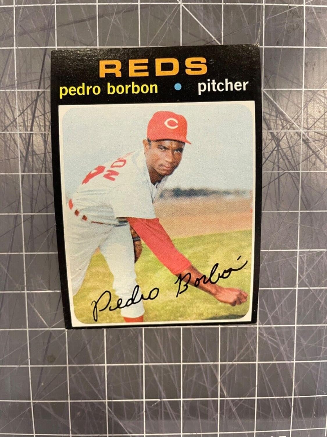 1971 Topps #613 Pedro Borbon Cincinnati s Baseball Card Nm+ #2 - Slabbed Baseball Cards