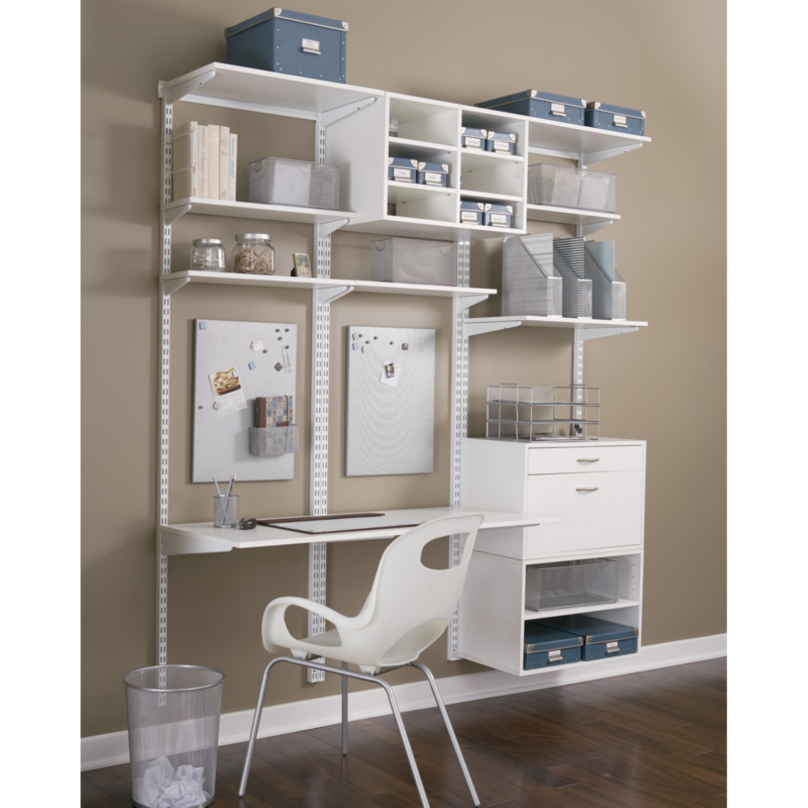 Organized Living freedomRail Upright for freedomRail Closet System, 48-inch - White