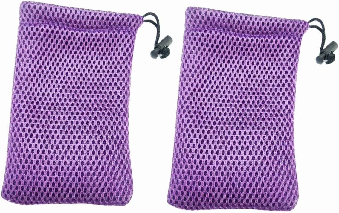 All In One 6pcs Nylon Mesh Drawstring Bag Pouches Mini